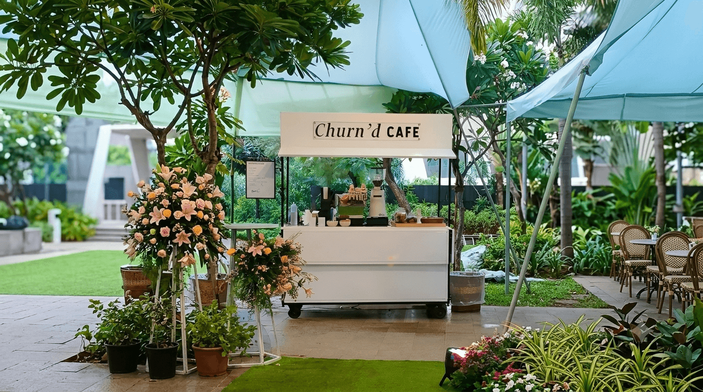 Offside works custom portable mobile kiosk stall fabrication — Event & Mobile Structures