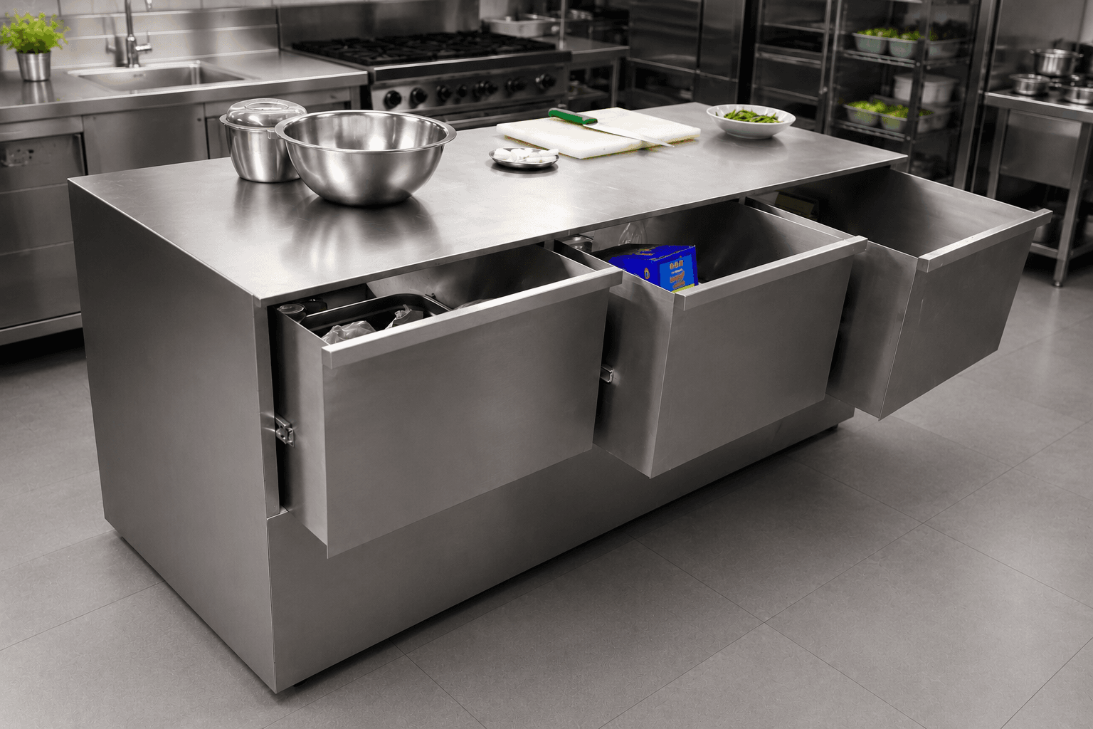Custom metal modular display shelving unit retail interior fabrication Surat — Kitchen Fabrication
