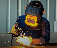 Fabrication welding sparks metal joining work Surat