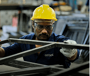 Industrial fabrication steel frame measurement work Surat